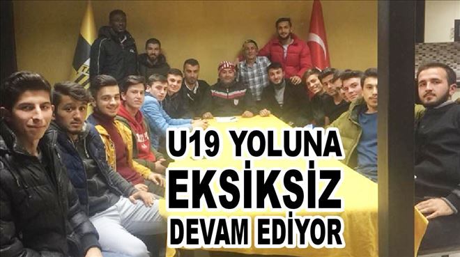 U19 YOLUNA EKSİKSİZ DEVAM EDİYOR