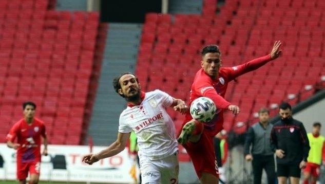                 Samsunspor sahasında iki puan kaybetti: 1-1