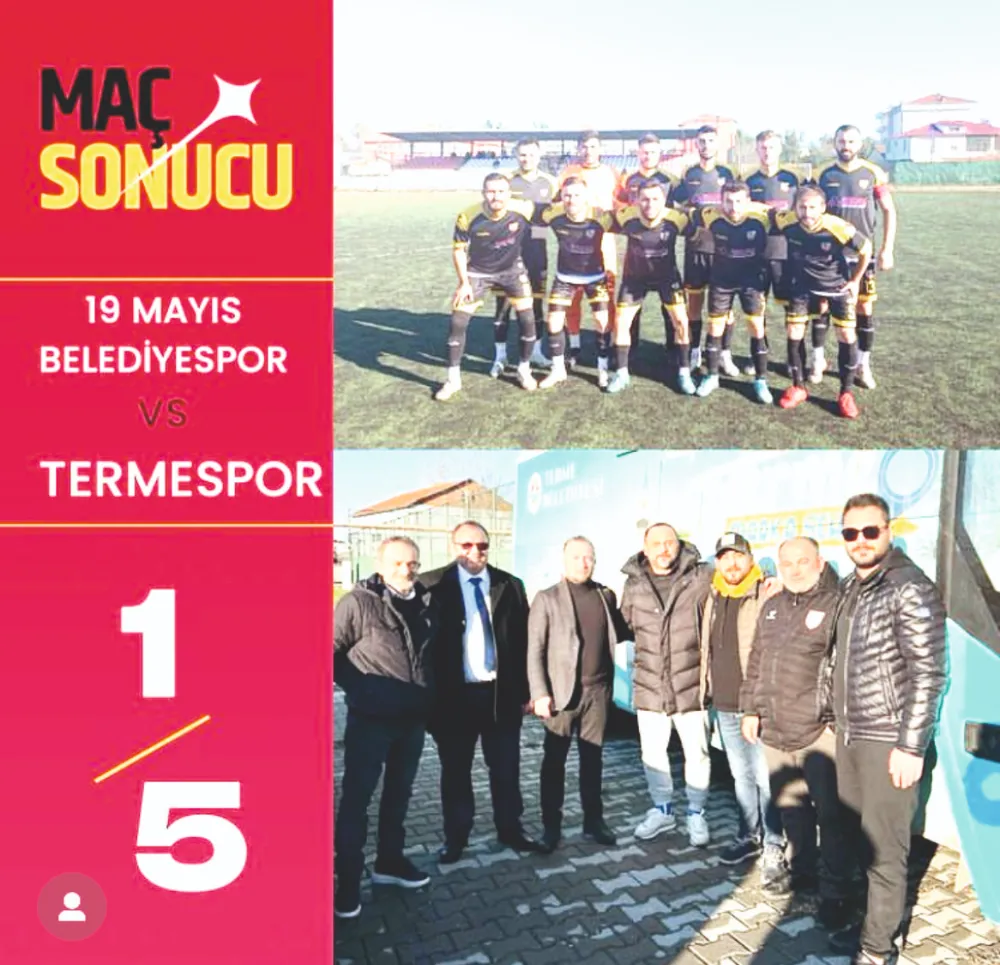 TERMESPOR ŞAMPİYONLUK AŞKINA: 1-5