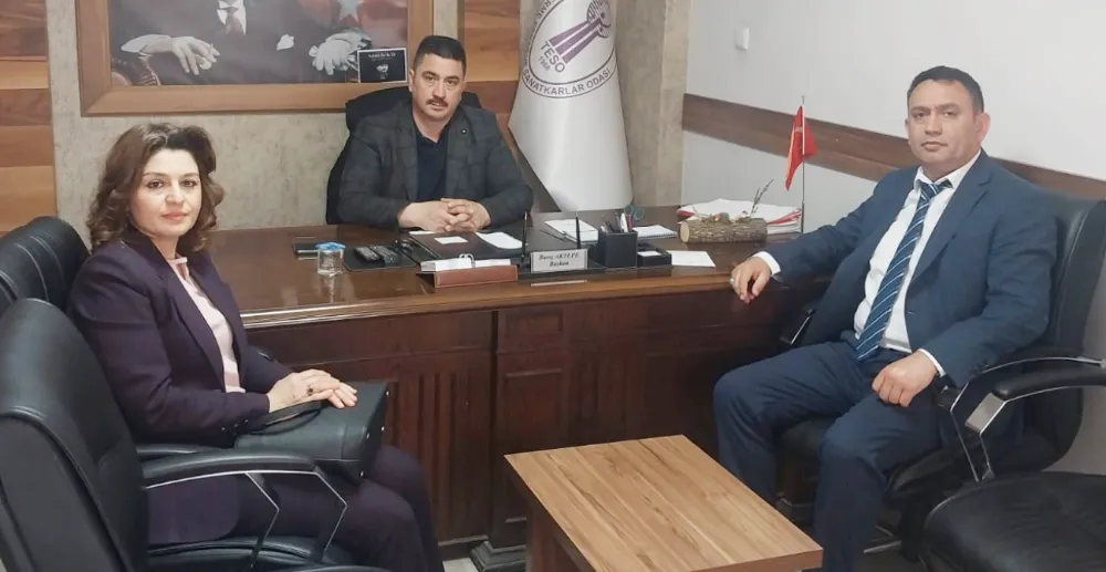 TERME SOSYAL GÜVENLİK KURUMUNDAN ESNAF ODASINA ZİYARET