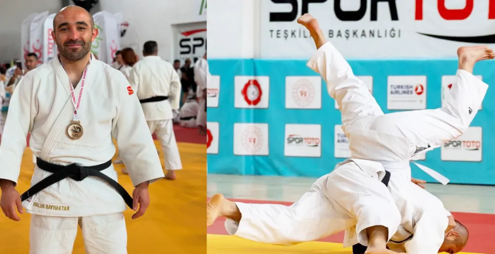 JUDO’DA TÜRKiYE ŞAMPiYONU OLDU