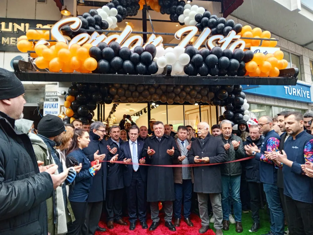 SERDAR USTA PASTANESİ, GÖRKEMLİ AÇILIŞLA  TERME