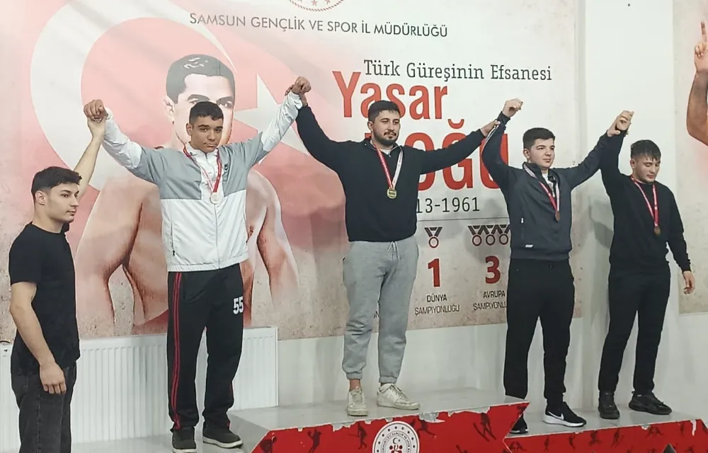 GÜREŞTE ÖNEMLİ BAŞARI TERME U-20 GÜREŞ TAKIMI SAMSUN ŞAMPİYONU